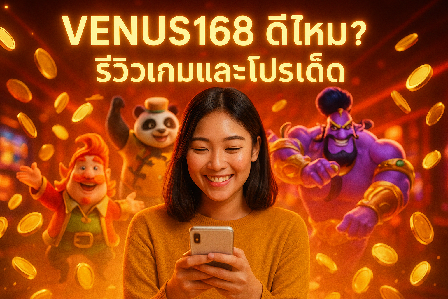 VENUS168 ดีไหม? รีวิวเกมและโปรเด็ด