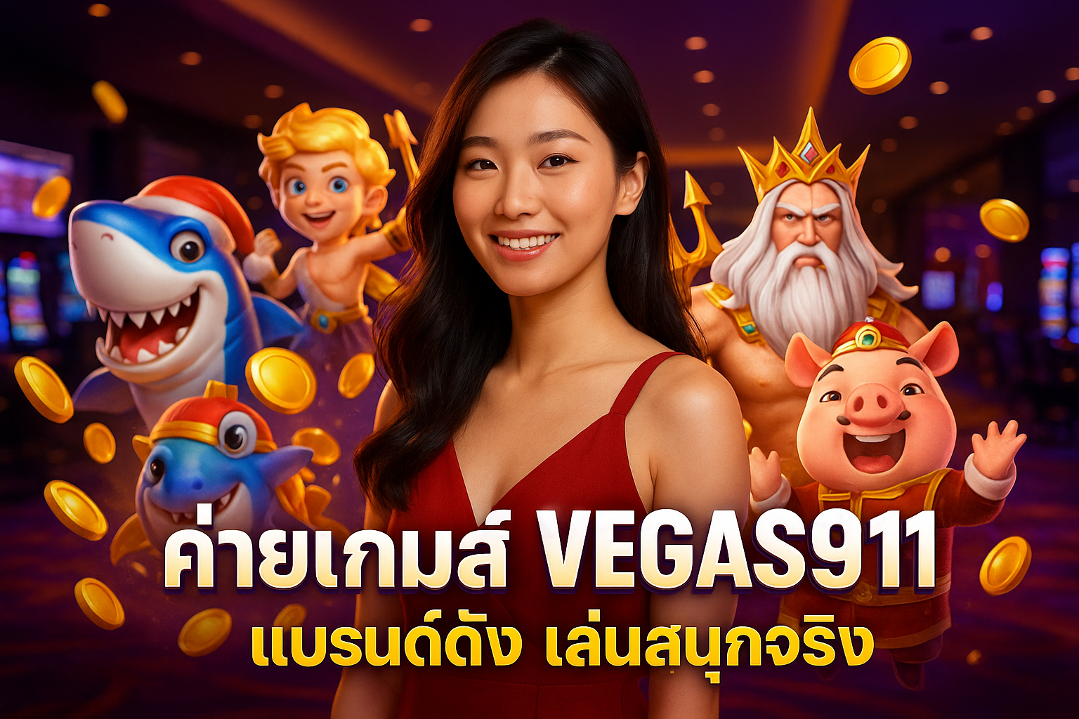 ค่ายเกมส์ VEGAS911 แบรนด์ดัง เล่นสนุกจริง