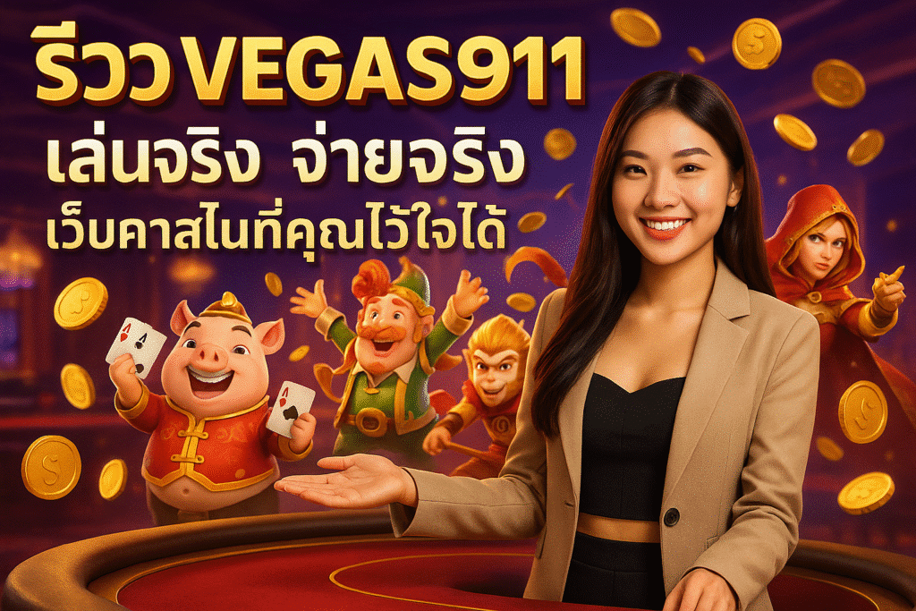 รีวิว VEGAS911 เล่นจริง จ่ายจริง เว็บคาสิโนที่คุณไว้ใจได้