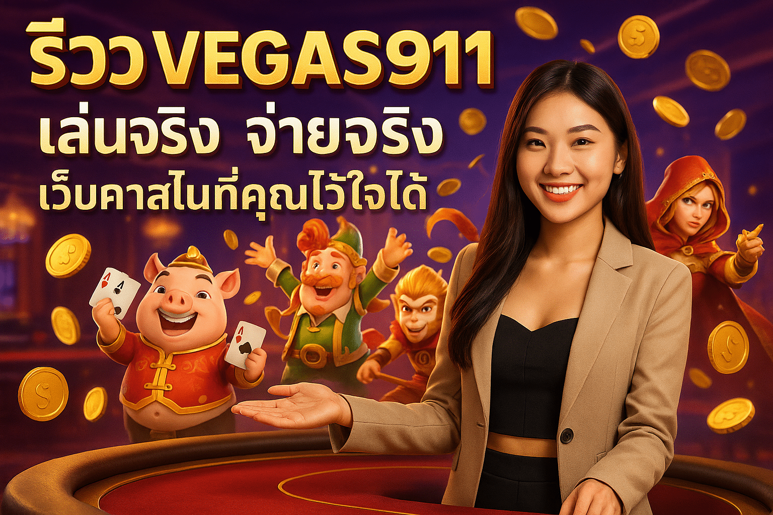 รีวิว VEGAS911 เล่นจริง จ่ายจริง เว็บคาสิโนที่คุณไว้ใจได้